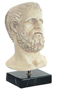 Hippocrates Marble Bust Figurine Greek Scupture Statue