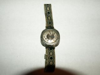 Antique Illinois Elgin Spartan FA Hirsh Movement 7 Jewel Wristwatch