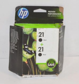 HP 21 Toner Ink Print Cartridges 2 Pack Black C9508FN