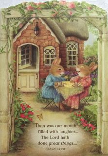 Holly Pond Hill Rabbit Garden Tea Encouragement Card