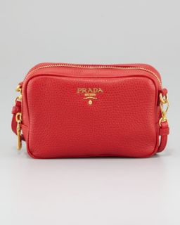  bag rosso red available in red $ 595 00 prada mini zip crossbody bag