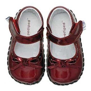 Pediped Baby Girl Shoes   Isabella in Red Patent (SizeM