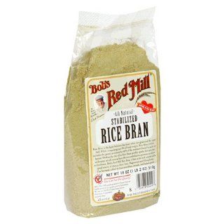 Bobs Red Mill All Natural Stabilized Rice Bran, 18 Ounce Bags (Pack