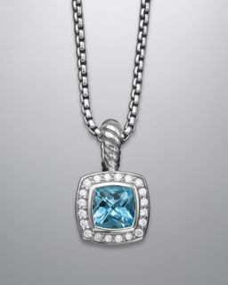 7mm blue topaz petite albion necklace $ 650