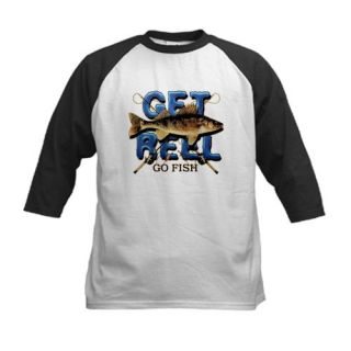 Artsmith, Inc. Kids Baseball Jersey Get Reel Go Fish