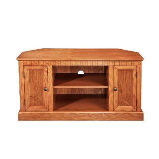 Simple Connect 90021 42 Inch Corner Tv Stand, Oak Finish