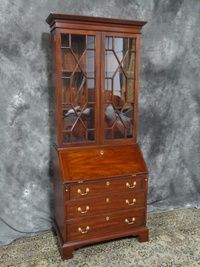 henkel harris secretary bookcase amazing mahogany click images to