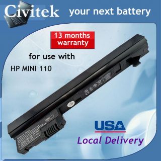 Battery for HP Mini 110 Mini CQ10 HSTNN CB0C NY220AA ★usa Local