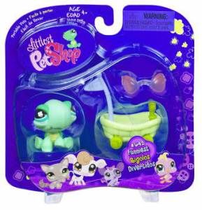 Littlest Pet Shop Turtle with Riding Scooter 642 NIP B20