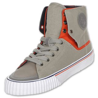 PF Flyers Boxcut Center Mens Casual Shoe Grey/Red