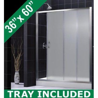 DreamLine INFINITY 56 60 Frosted Glass Shower Door