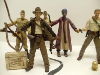 Indiana Jones Play Set w 9 Random Action Figures Snakes and