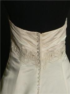 henry roth satin wedding dress gown 14 search
