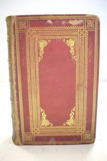 1861 Poetical Works Henry Wadsworth Longfellow Leather