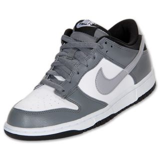 Mens Nike Dunk Low Casual Shoes White/Silver/Black