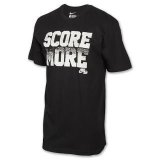 Nike Score More Mens Tee Black/White
