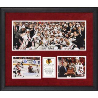 Chicago Blackhawks 2010 Stanley Cup Champions Framed Mini