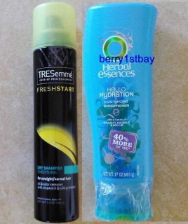 New TRESemme Dry Shampoo Herbal Essences Hello Hydration 17 oz