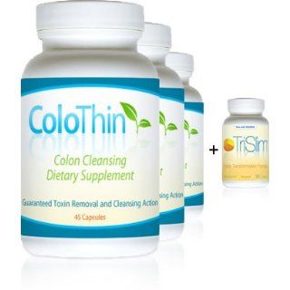 ColoThin Colon Cleanse Detox, 3 bottle special  45 count