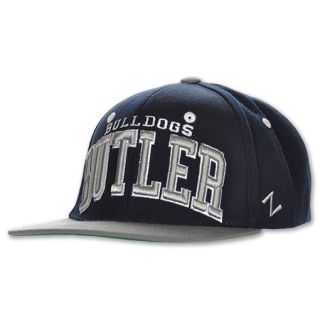 Zephyr Butler Bulldogs NCAA SNAPBACK Hat Navy Grey