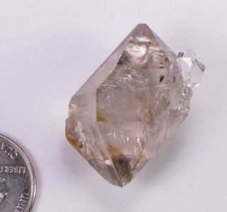Herkimer Diamond Quartz Crystal Cluster 34mm Smokey NY