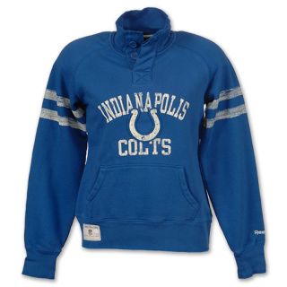Reebok NFL Classics indianapolis Colts Fleece Womens Henley Shirt
