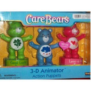 Care Bears 3 pack of 3D Animator Action Puppets   Good