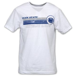 NCAA Penn State Nittany Lions Stripes Destroyed Mens Tee Shirt