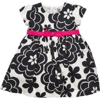 Carters Floral Dress w/ Sash   Black/White 6M Clothing