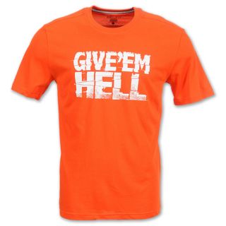 Nike Give Em Hell Mens Tee Shirt Orange
