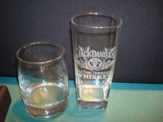 Jack Daniels and Bacardi Limon Glasses