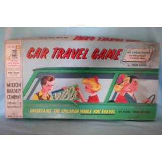 Antique Toy    Milton Bradley Car Travel Game    1958