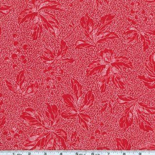 45 Wide Through My Window Berries Red/White Fabric By