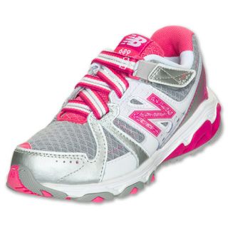 New Balance 689 Wide Toddler Shoes Pink/White