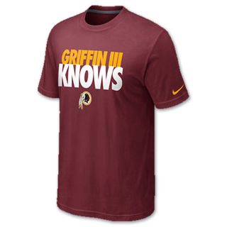 Nike NFL Washington Redskins RG3 Knows Mens Tee Shirt