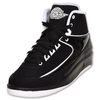 Air Jordan Retro 2 Kids Basketball Shoe Black