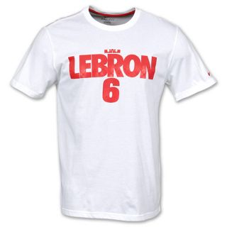 Nike LeBron 6 Pattern Mens Basketball Tee Shirt