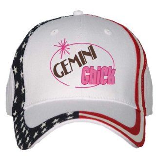 GEMINI Chick USA Flag Hat / Baseball Cap Clothing