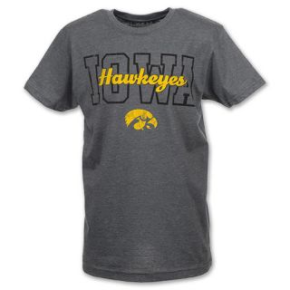 NCAA Iowa Hawkeyes Block Mens Tee Shirt Dark
