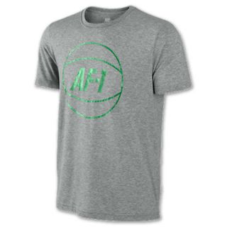 Nike AF 1 Ball Mens Tee Shirt Dark Grey Heather