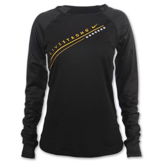 Nike LIVESTRONG Pro Hyperwarm Womens Shirt Black