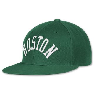 Reebok Boston Celtics Flat Brim Script NBA Flex Hat