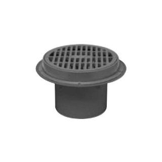 Oatey 86046 ABS Sediment Drain, Cast Iron Grate without