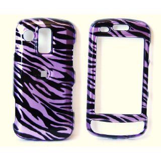 New Purple Black Zebra Stripe Samsung U960 Rogue Snap on
