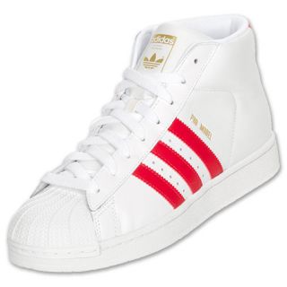 adidas Pro Model Mens Casual Shoes White/Red