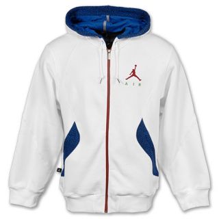 Air Jordan Remix Mens Hooded Jacket White/True