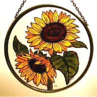 Sunflowers in Stained Glass By Winged Heart Home