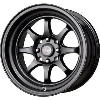 Drag DR 54 Flat Black Wheel with Painted Finish (15x8.25/4x100mm