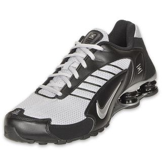 Nike Mens Shox Inferno Running Shoe Black/Silver