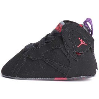 Air Jordan Kids Crib 7 Retro Raptor (Gp) Black Red Purple